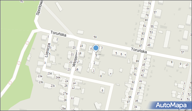 Malbork, Pomorska, 3, mapa Malborka