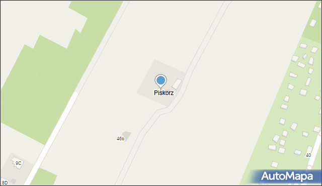 Malcanów, Podleśna, 44, mapa Malcanów