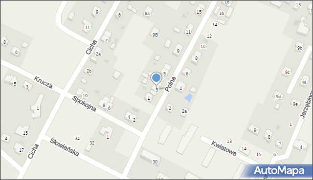 Marcinkowice, Polna, 3, mapa Marcinkowice