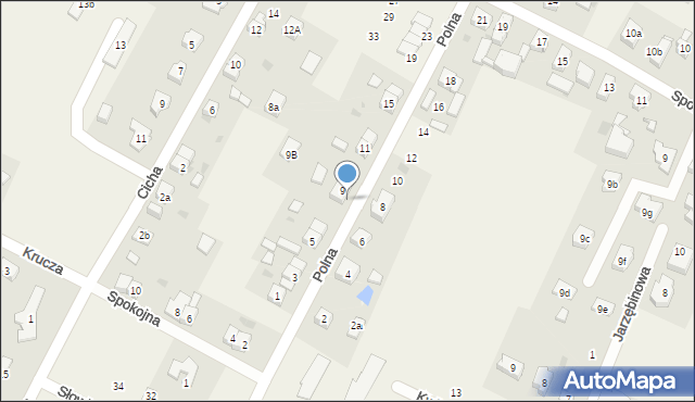 Marcinkowice, Polna, 9a, mapa Marcinkowice