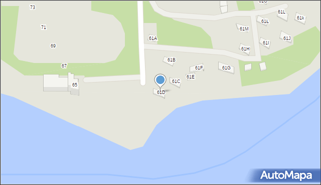 Margonin, Powstańców Wielkopolskich, 61D, mapa Margonin