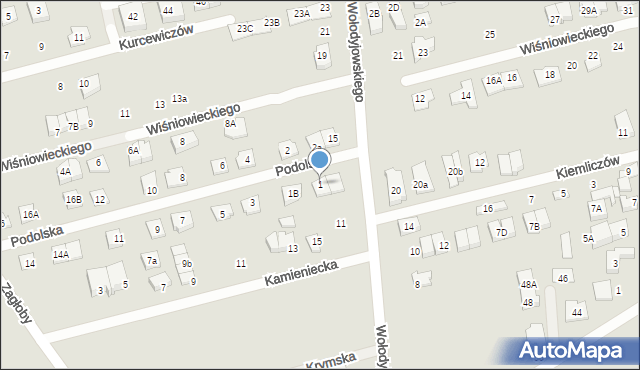 Marki, Podolska, 1, mapa Marki