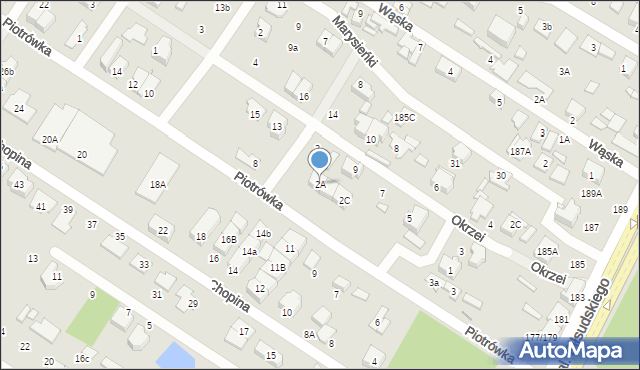 Marki, Pogonowskiego Stefana, kpt., 2A, mapa Marki