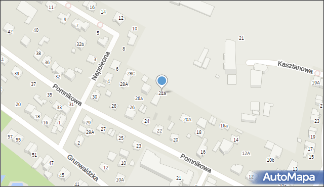 Marki, Pomnikowa, 24a, mapa Marki