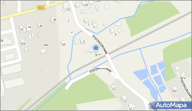 Marklowice, Porzeczkowa, 8, mapa Marklowice