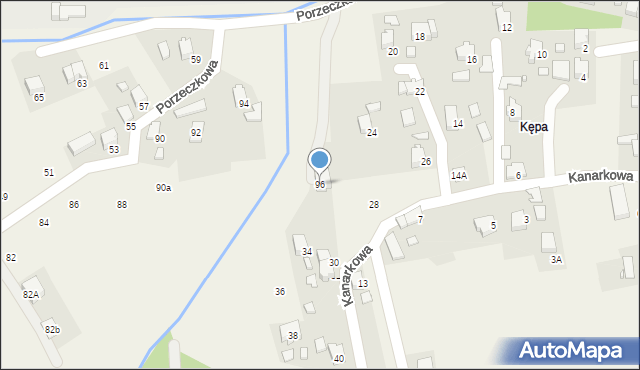 Marklowice, Porzeczkowa, 96, mapa Marklowice