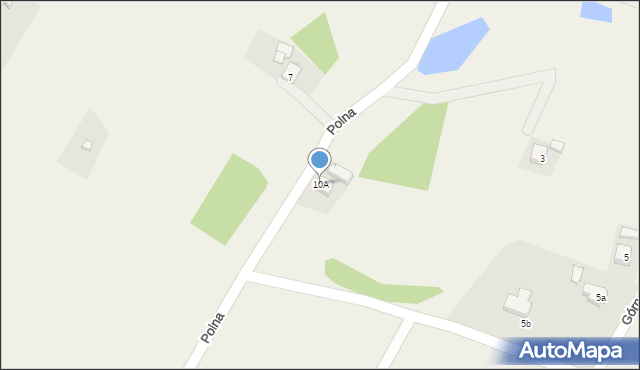 Marklowice Górne, Polna, 10A, mapa Marklowice Górne