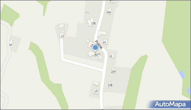 Marklowice Górne, Polna, 15C, mapa Marklowice Górne