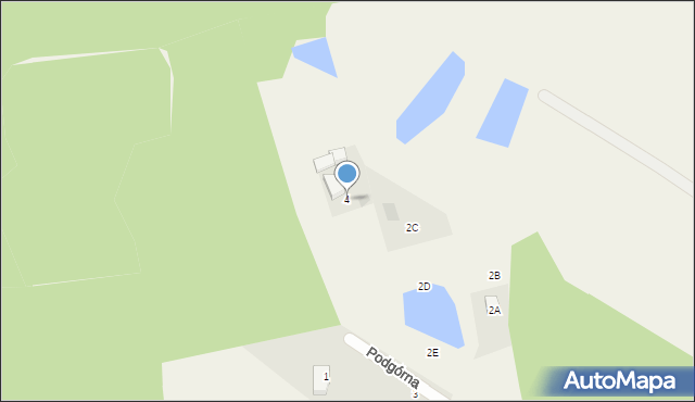 Marszewo, Podgórna, 4, mapa Marszewo