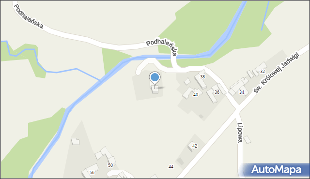 Maruszyna, Podhalańska, 48, mapa Maruszyna