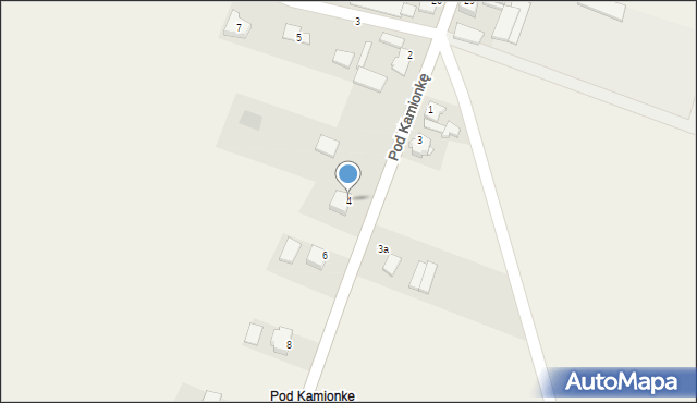 Marzęcice, Pod Kamionkę, 4, mapa Marzęcice