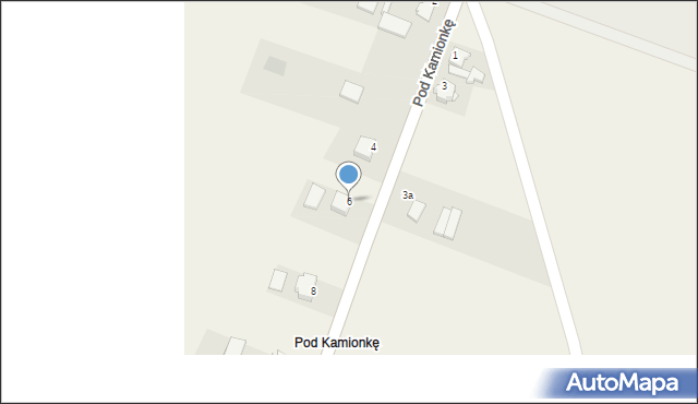 Marzęcice, Pod Kamionkę, 6, mapa Marzęcice