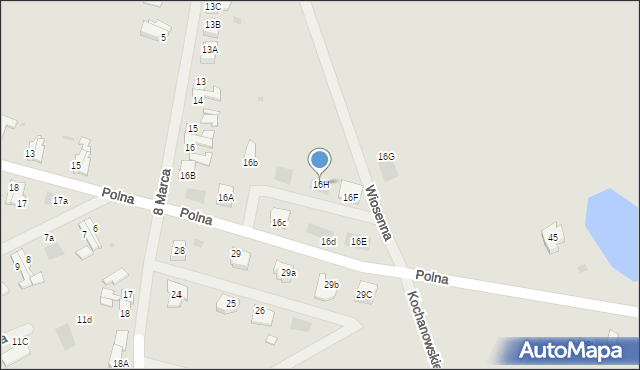 Maszewo, Polna, 16H, mapa Maszewo