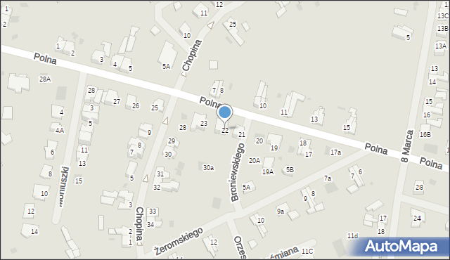 Maszewo, Polna, 22, mapa Maszewo