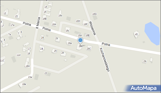 Maszewo, Polna, 29b, mapa Maszewo