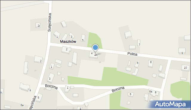 Maszków, Polna, 4A, mapa Maszków