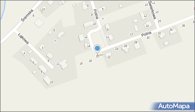 Mechlin, Polna, 20, mapa Mechlin