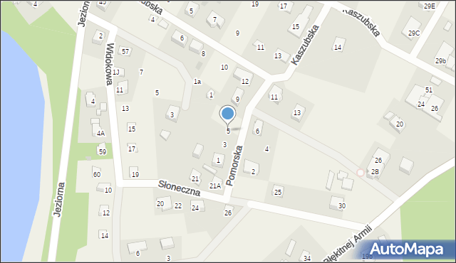 Mezowo, Pomorska, 5, mapa Mezowo