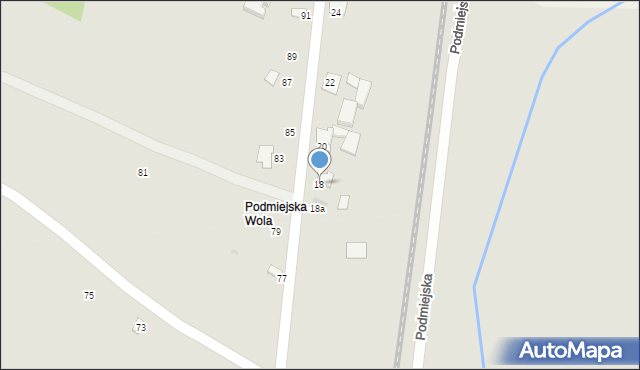 Miechów, Podmiejska, 18, mapa Miechów