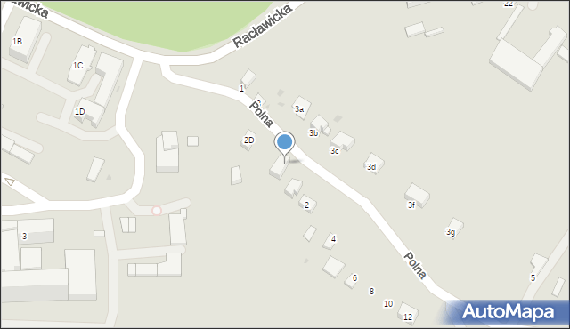 Miechów, Polna, 2b, mapa Miechów