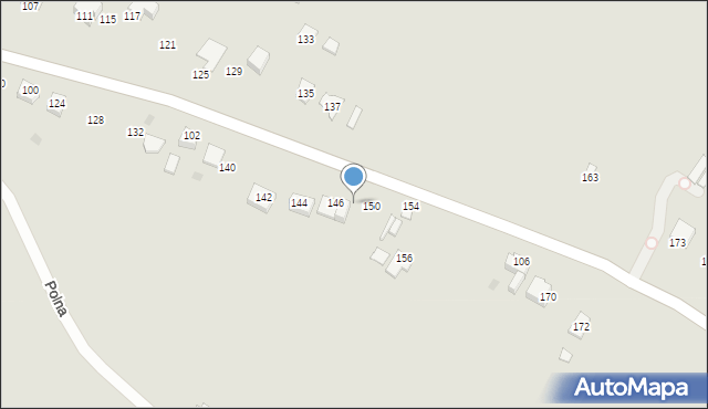 Miechów, Powstańców 1863 r., 148, mapa Miechów