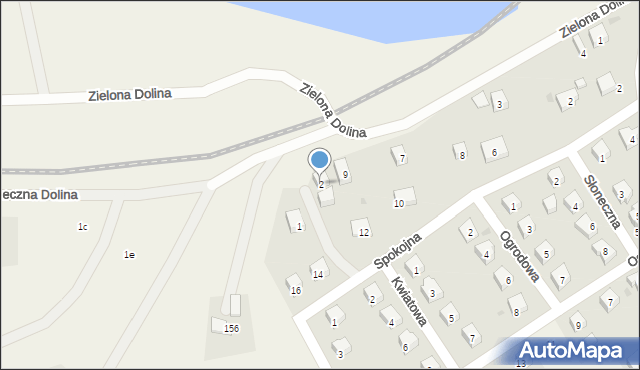 Miechucino, Poprzeczna, 2, mapa Miechucino