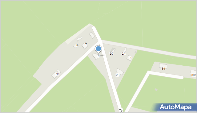 Mielec, Podleśna, 3, mapa Mielca