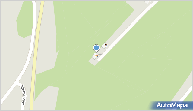 Mielec, Podleśna, 7g, mapa Mielca