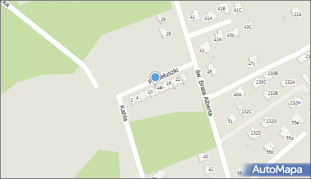 Mielec, Popiełuszki Jerzego, bł. ks., 12, mapa Mielca