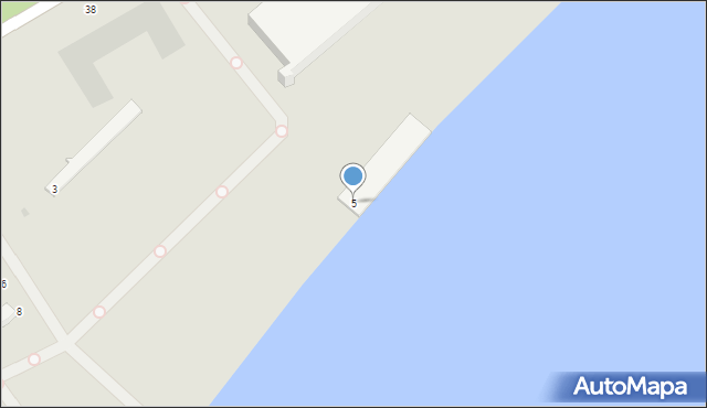 Mielno, Pontonierów, 5, mapa Mielno