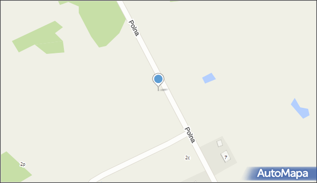 Mierzeszyn, Polna, 2g, mapa Mierzeszyn