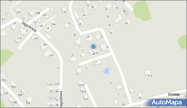 Mikołów, Poziomkowa, 19, mapa Mikołów