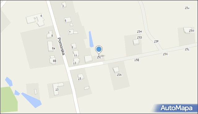 Milejewo, Pomorska, 15c, mapa Milejewo
