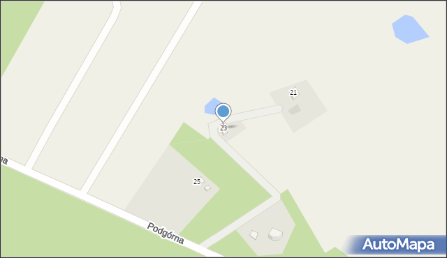 Mirachowo, Podgórna, 23, mapa Mirachowo