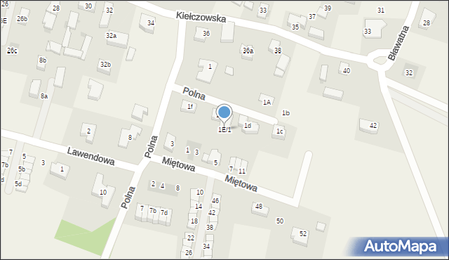 Mirków, Polna, 1E/1, mapa Mirków