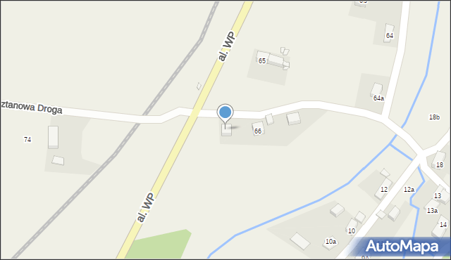 Mirsk, Polna, 66a, mapa Mirsk