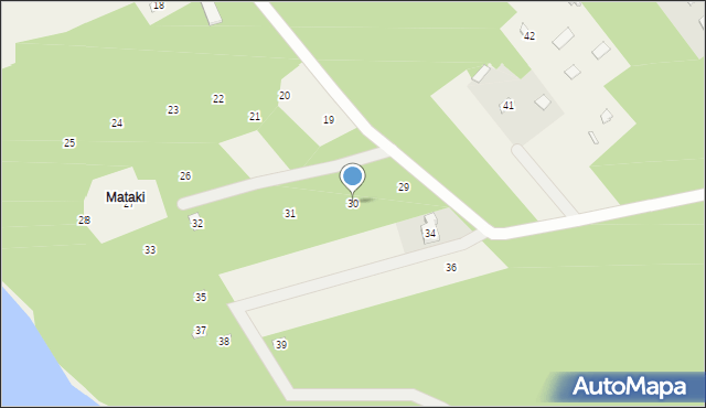 Mistów, Północna, 30, mapa Mistów