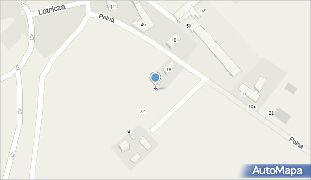Miszewo, Polna, 20, mapa Miszewo