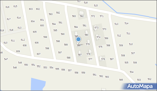 Mników, Pogodna, 276, mapa Mników