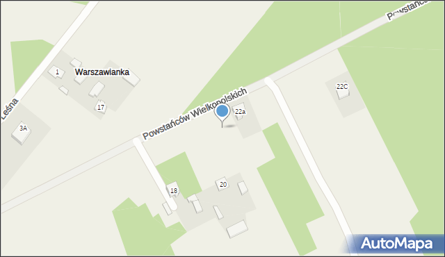 Mniszków, Powstańców Wielkopolskich, 20a, mapa Mniszków