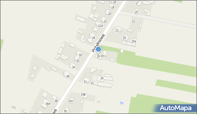 Modliszewice, Południowa, 27, mapa Modliszewice