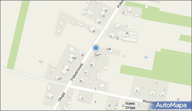 Modliszewice, Południowa, 33A, mapa Modliszewice