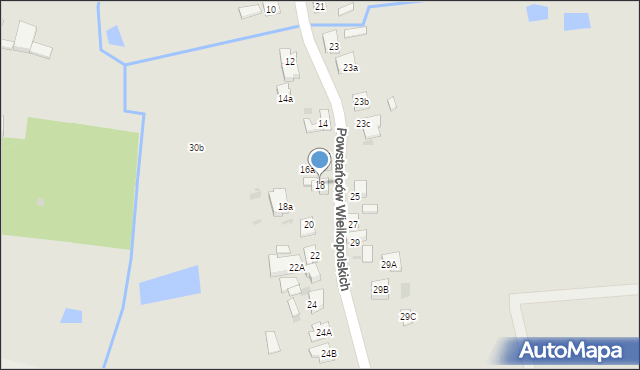 Mogilno, Powstańców Wielkopolskich, 18, mapa Mogilno