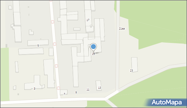 Mszanowo, Podleśna, 15, mapa Mszanowo