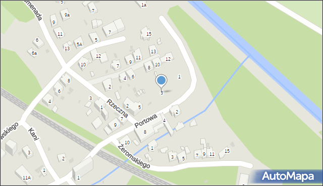 Mysłowice, Portowa, 3, mapa Mysłowice