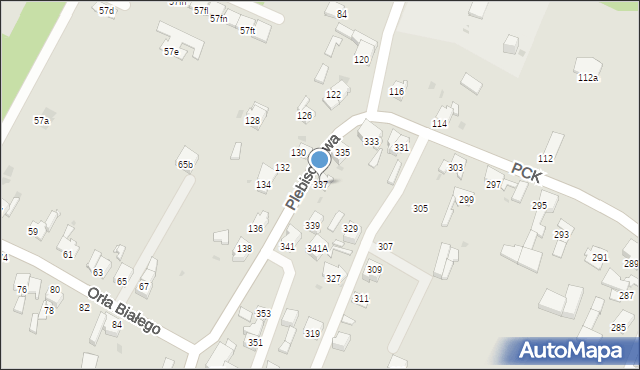Mysłowice, Polskiego Czerwonego Krzyża, 337, mapa Mysłowice