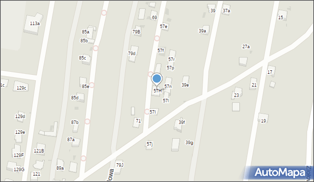 Mysłowice, Polskiego Czerwonego Krzyża, 57H, mapa Mysłowice