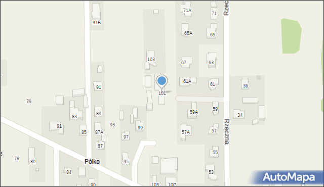 Nadma, Pólko, 101, mapa Nadma