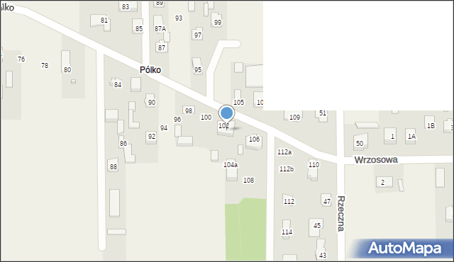 Nadma, Pólko, 104, mapa Nadma