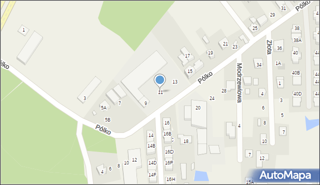 Nadma, Pólko, 11, mapa Nadma